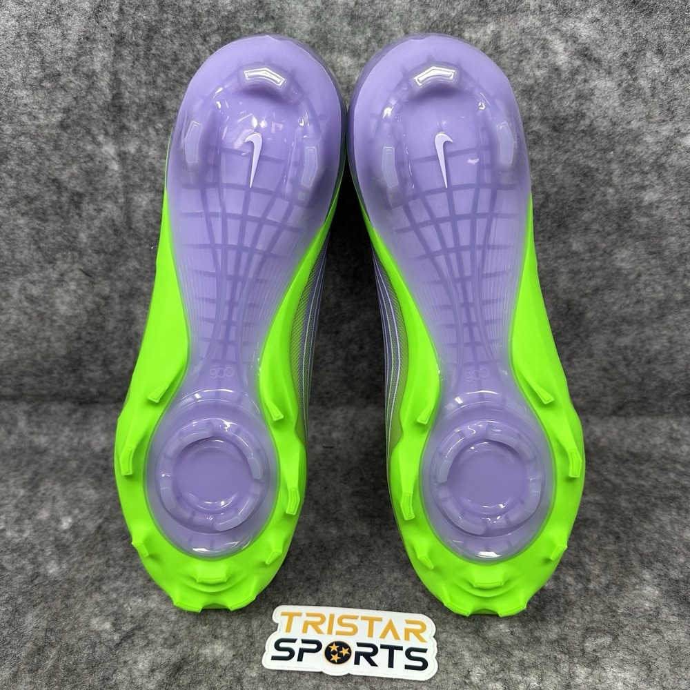 Nike Vapor Speed 3 Football Cleats Mens 10.5 Hydrangeas Green Strike HJ4572-500 - Picture 6 of 8